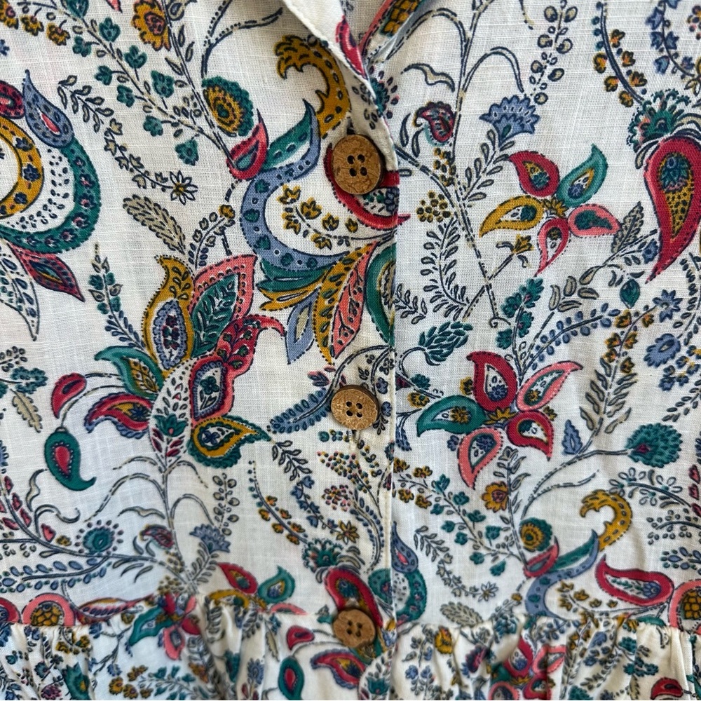 Aventura organic cotton paisley dress - Picture 2 of 8